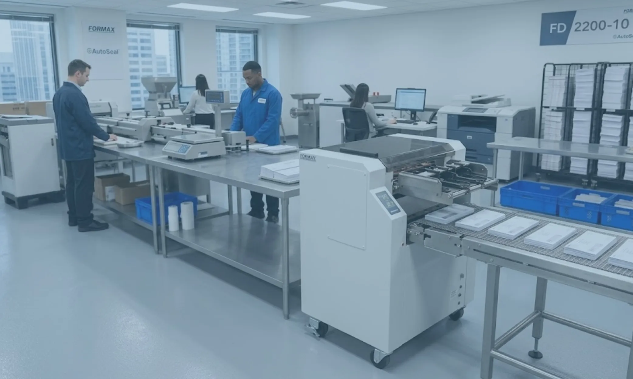 Formax AutoSeal FD 2200-10 Stand-Alone High-Volume Pressure Sealer for Industrial Mailing Operations
