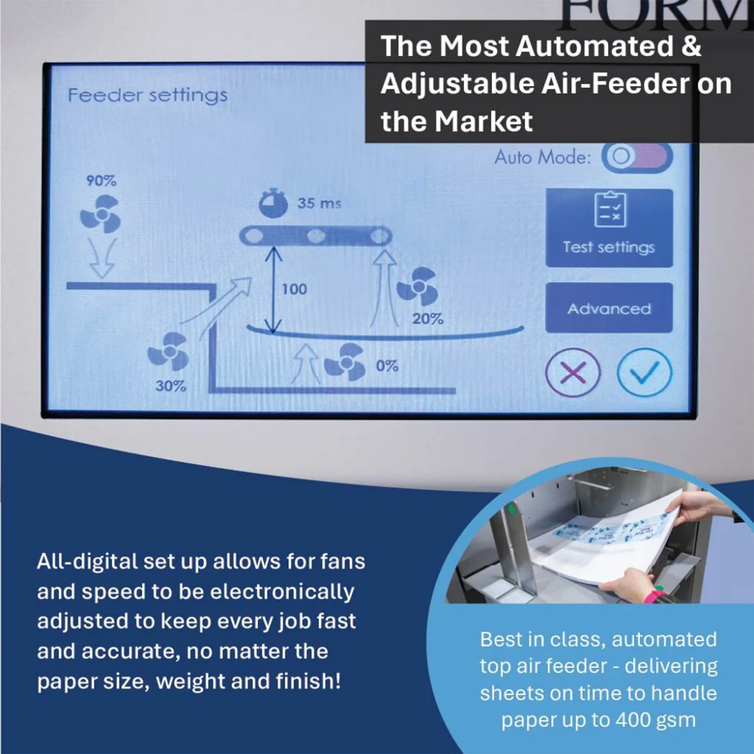 Formax Atlas C350 High-Speed Automatic Paper Creasing & Folding Machine
