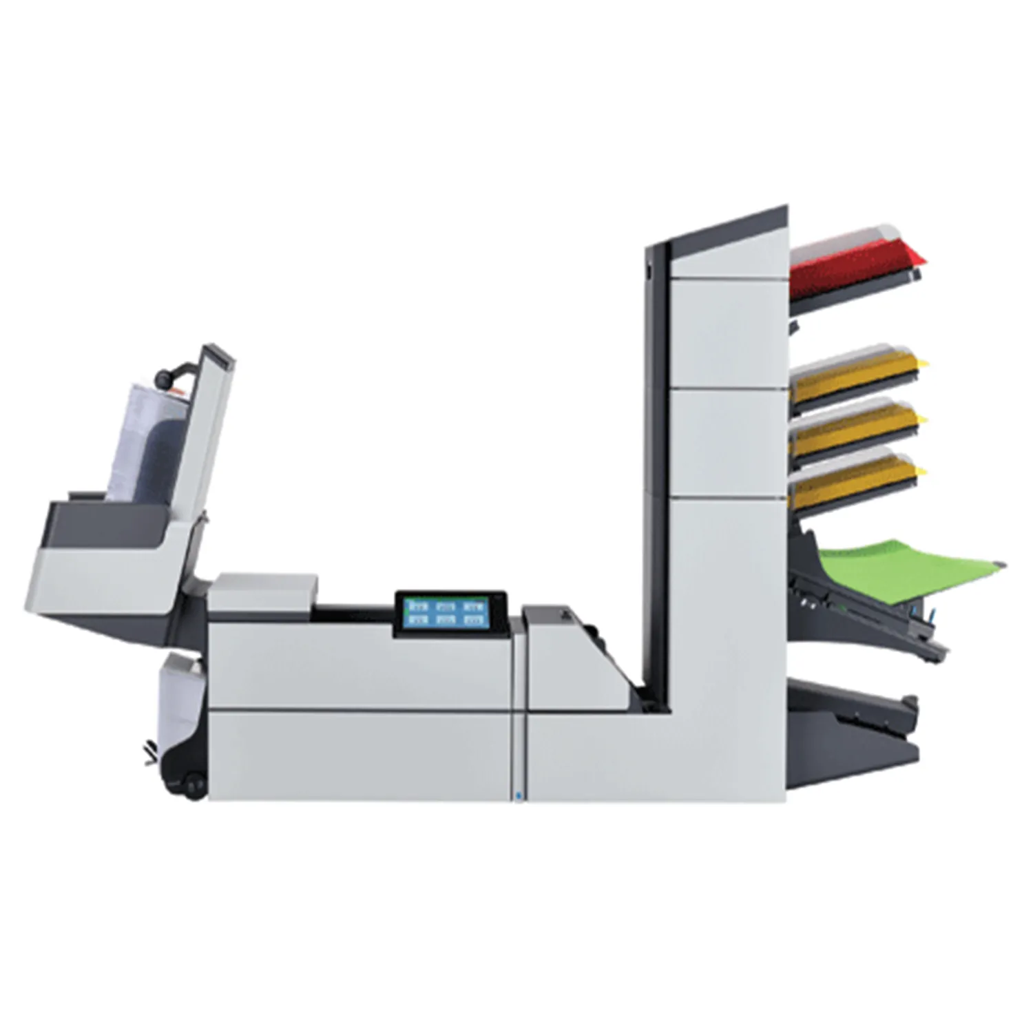 Formax 6406 Mid-Volume Folder Inserter – Five Station (2 Special Feeders, 2 Standard Feeders & 1 High Capacity Feeder)