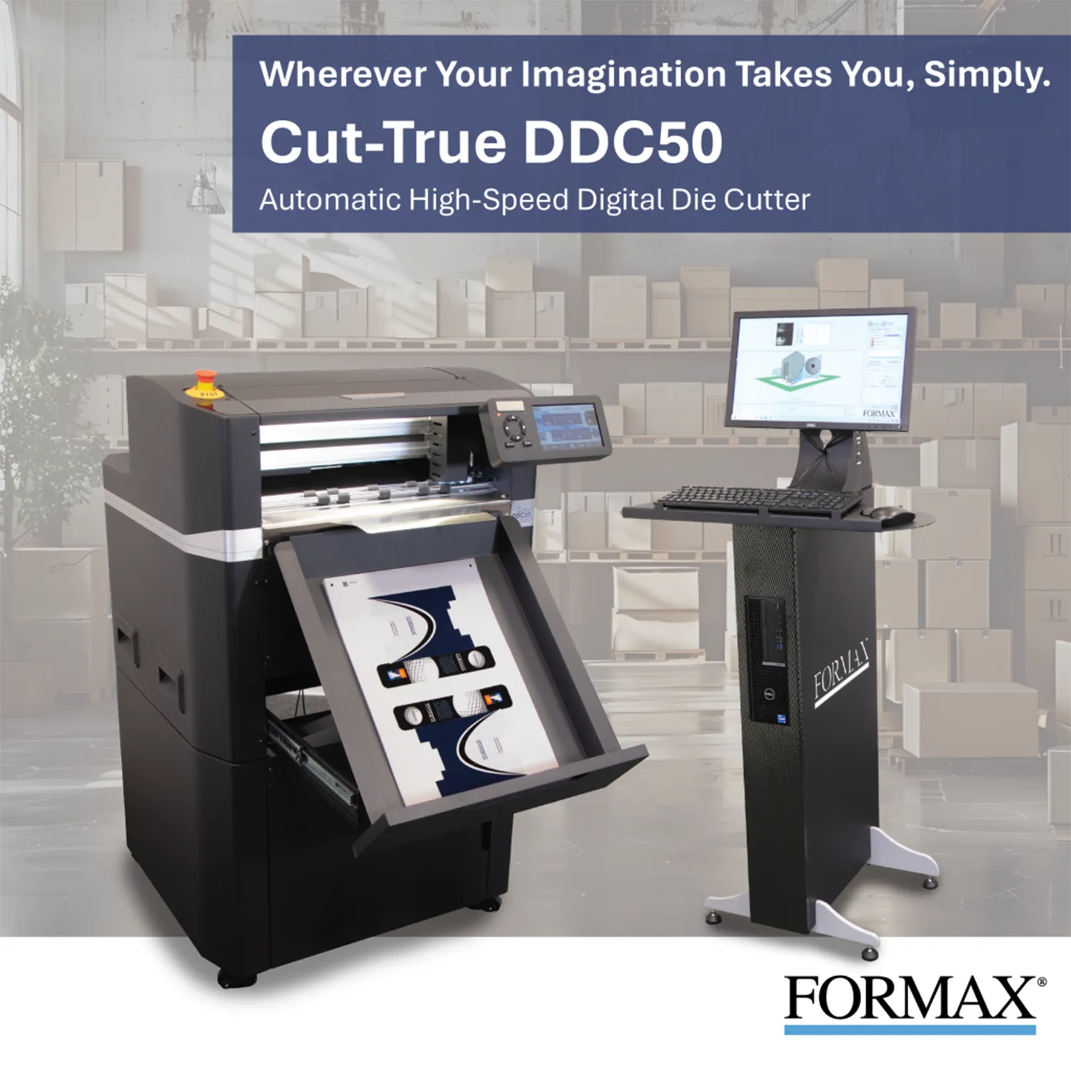 Formax Cut-True DDC50 High-Speed Digital Cutting Machine for Print Finishing
