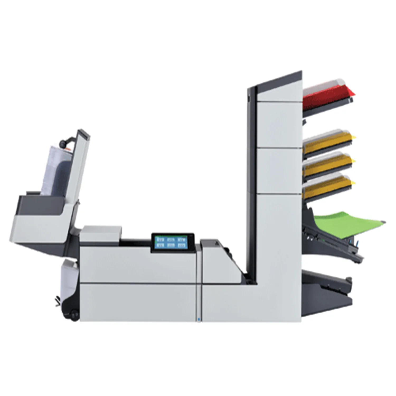 Formax 6406 Mid-Volume Folder Inserter – Five Station (4 Standard Feeders & 1 High Capacity Feeder)