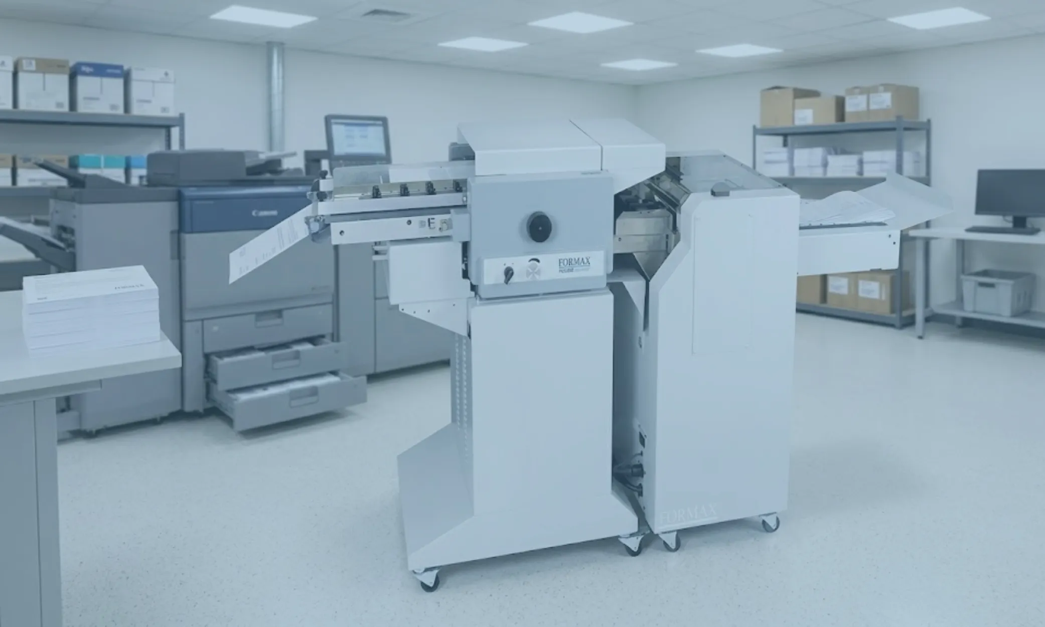 Formax AutoSeal FD 2096 Mid-Volume Production Pressure Sealer for High-Speed Mailing Automation