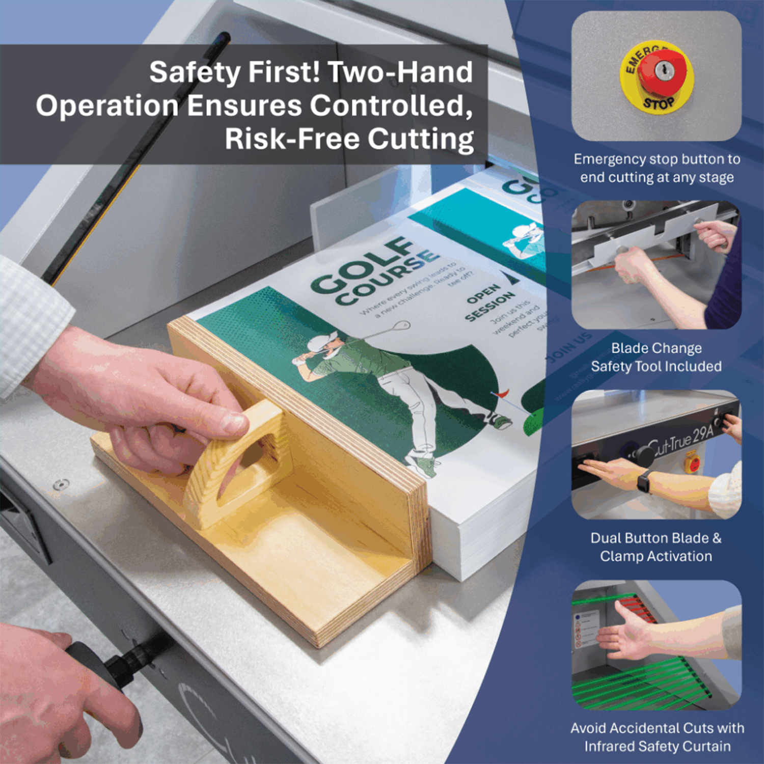 Formax Cut-True 29A Automatic Electric Guillotine Paper Cutter