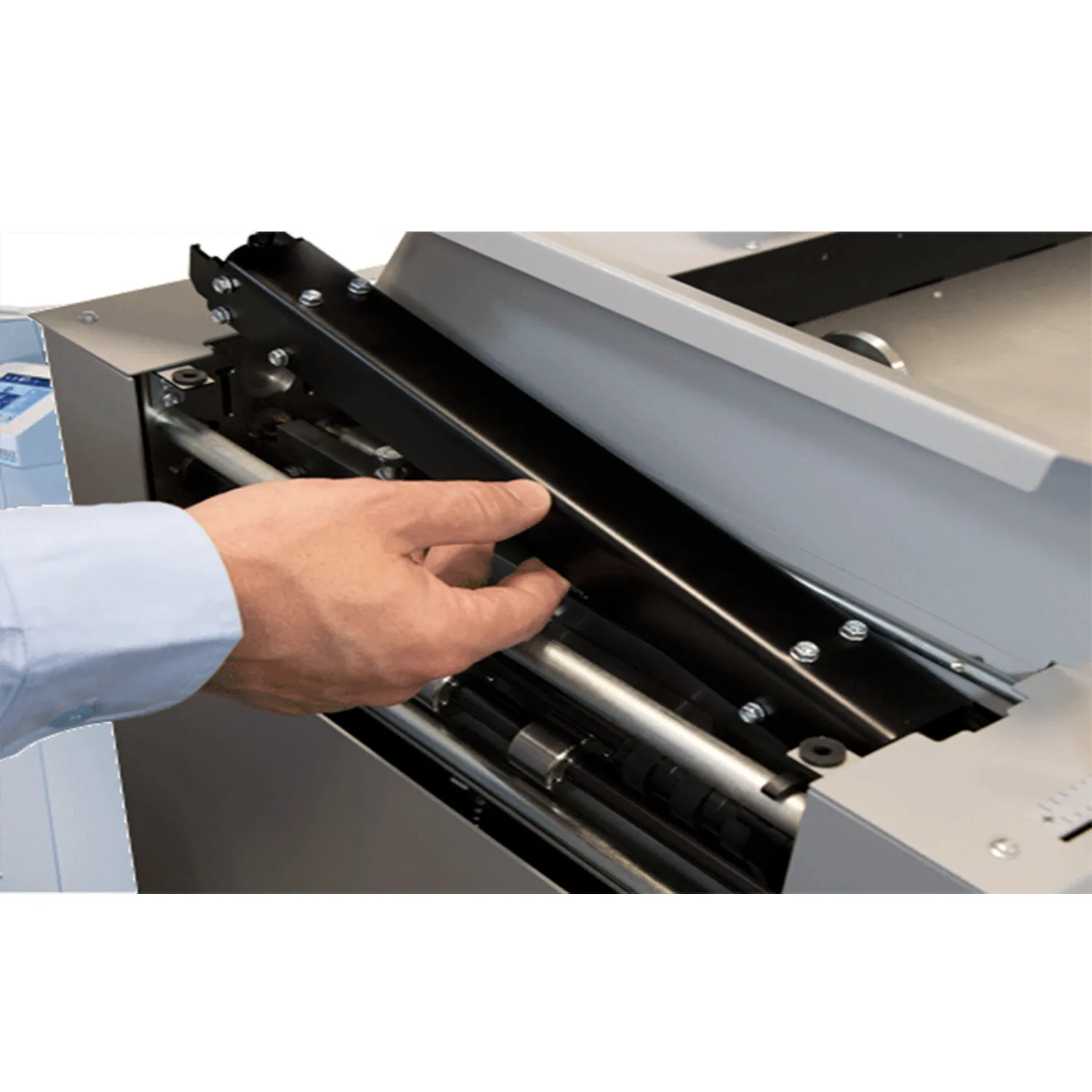 Formax Atlas C150P Automatic Paper Creasing & Perforating Machine with Pile Feeder & Accessories