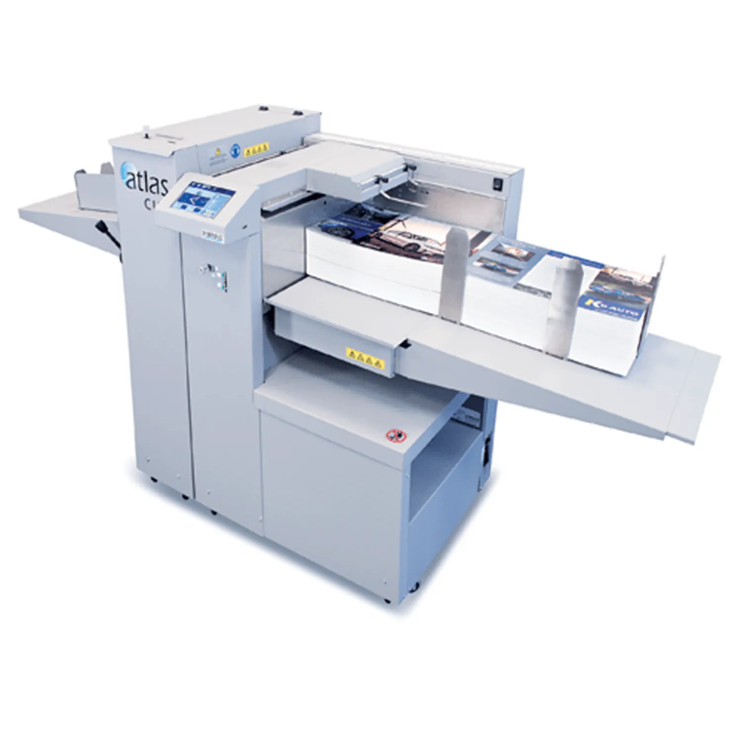 Formax Atlas C150P Automatic Paper Creasing & Perforating Machine with Pile Feeder & Accessories