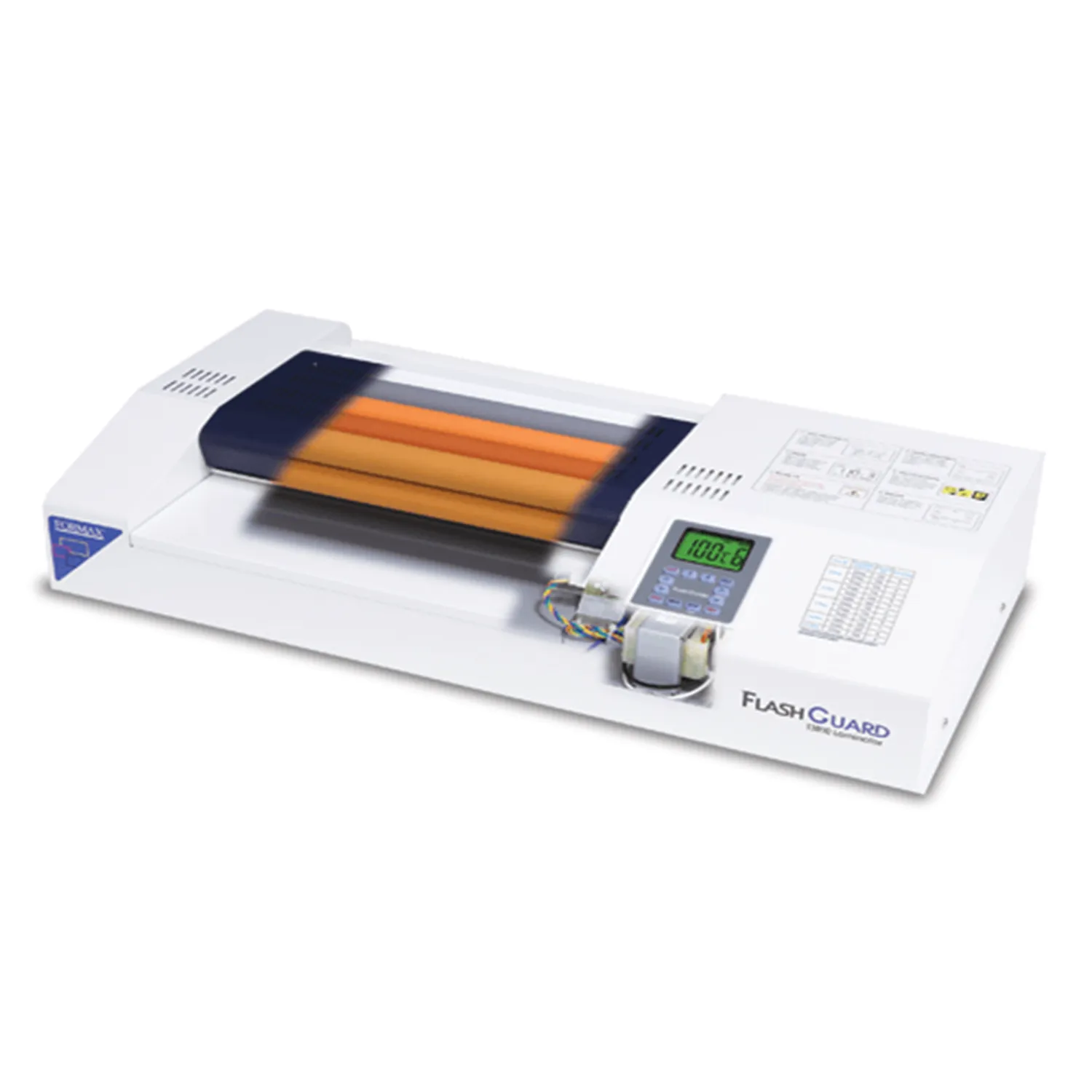 Formax FlashGuard 13R10 13" Heavy-Duty 10-Roller Thermal Pouch Laminator