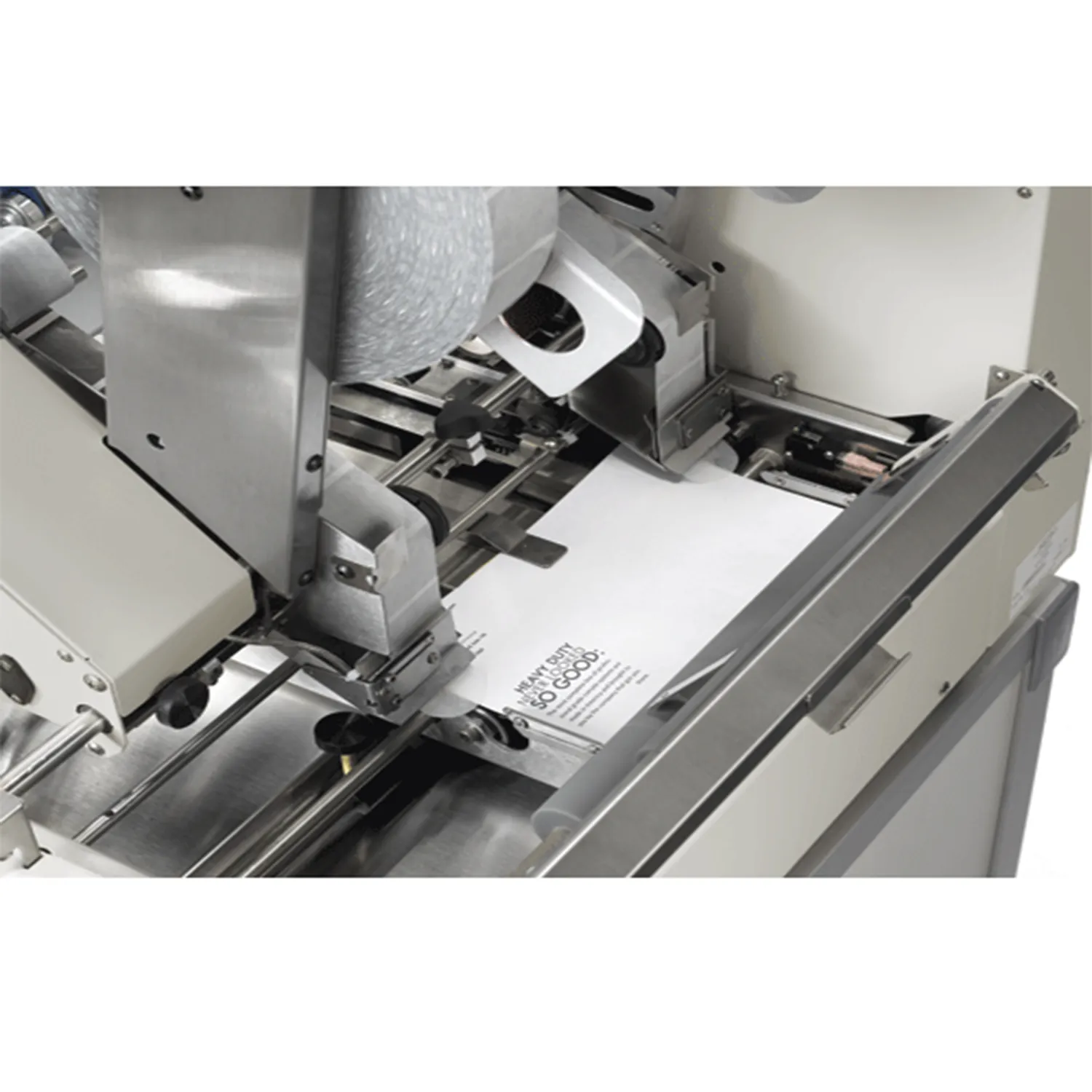 Formax FD 282 Double-Head Edge Mailing Tabber with Synchronized Feeder