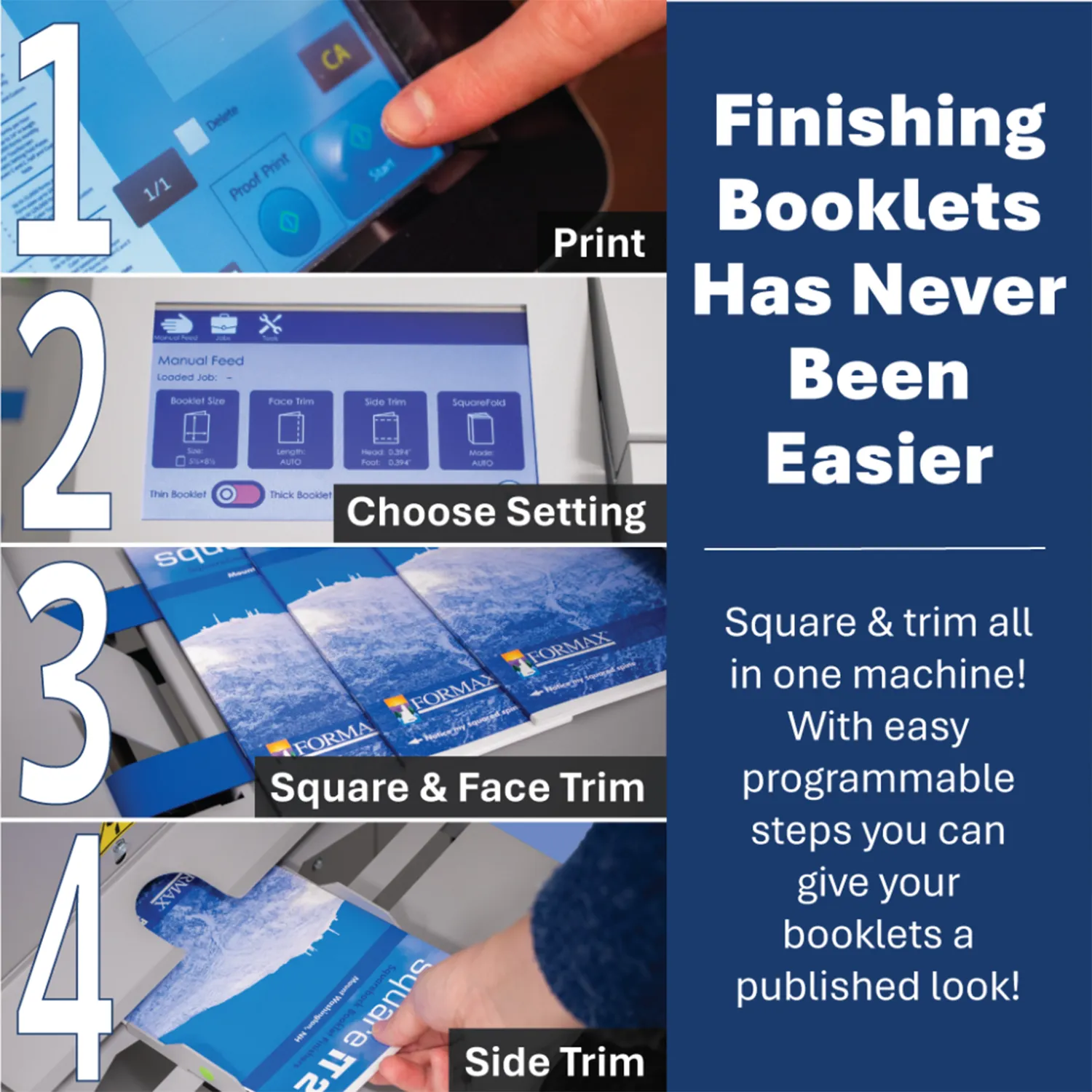 Formax Square iT2 Squareback Booklet Finisher Machine