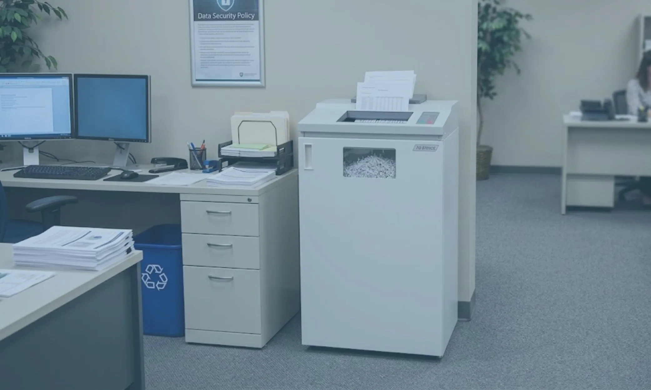 Formax OnSite FD 8704CC Cross-Cut Multimedia Office Paper Shredder for Secure Office Data Destruction Introduction