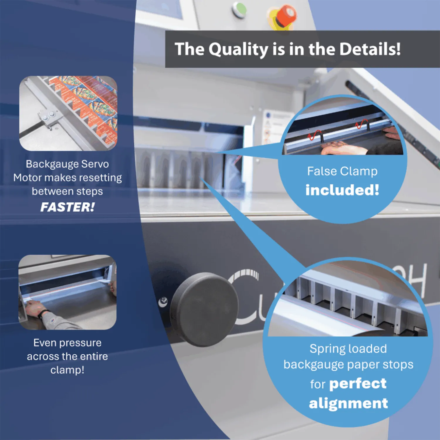 Formax Cut-True 29H Heavy-Duty Hydraulic Paper Cutter for Commercial Printing